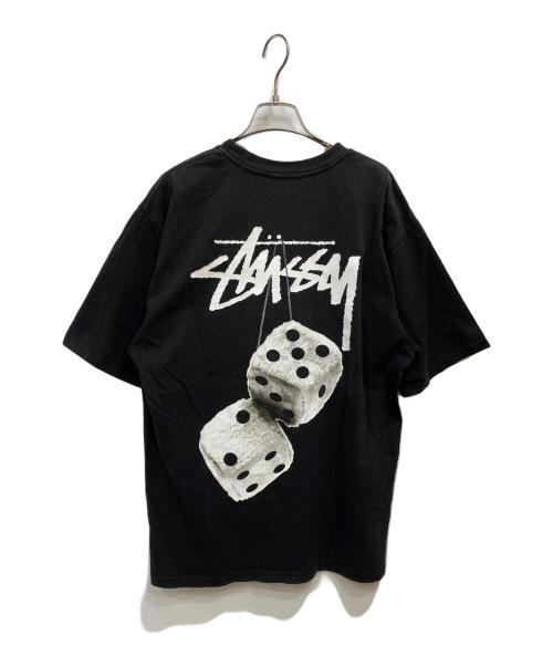 stussy（ステューシー）stussy (ステューシー) プリントTシャツ ブラック サイズ:Ｌの古着・服飾アイテム