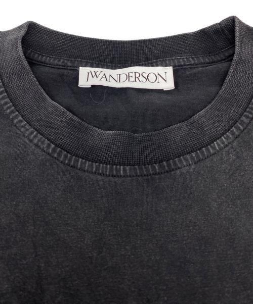 J.W.ANDERSON（ジェイダブリューアンダーソン）J.W.ANDERSON (ジェイダブリューアンダーソン) プリントTシャツ ブラック サイズ:xsの古着・服飾アイテム