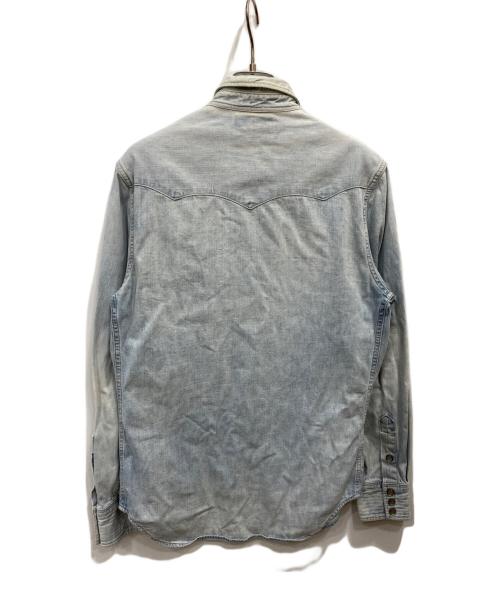 RRL（ダブルアールエル）RRL (ダブルアールエル) デニムウエスタンシャツ ブルー サイズ:ｓの古着・服飾アイテム