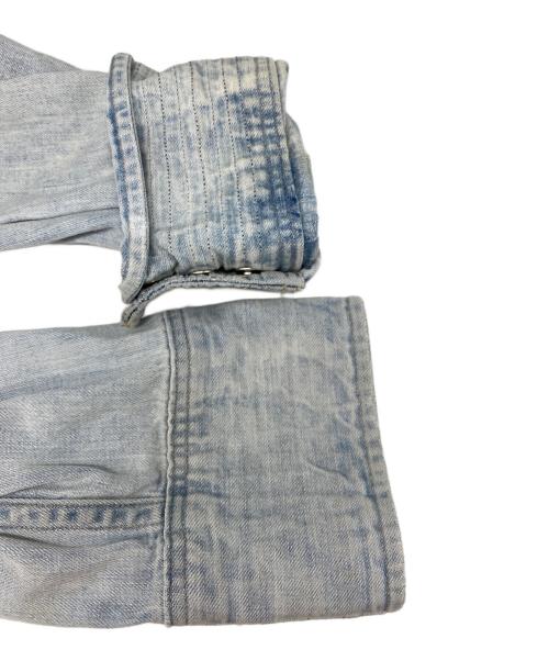 RRL（ダブルアールエル）RRL (ダブルアールエル) デニムウエスタンシャツ ブルー サイズ:ｓの古着・服飾アイテム