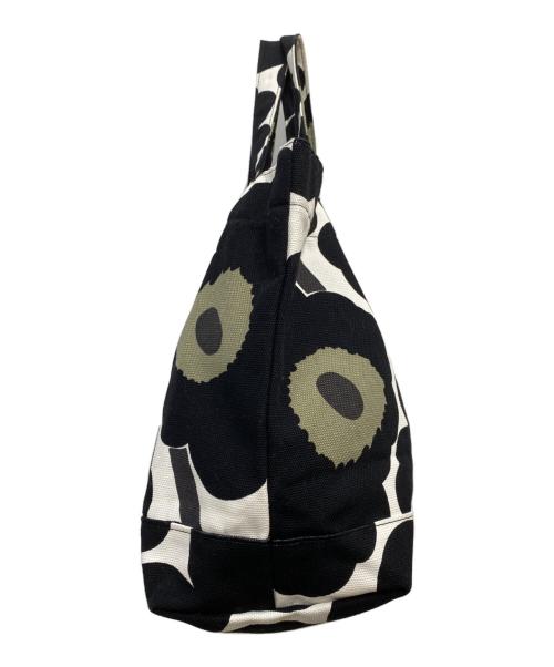 marimekko（マリメッコ）marimekko (マリメッコ) JAPANIN UNIKKOBAG2 ホワイト×ブラックの古着・服飾アイテム