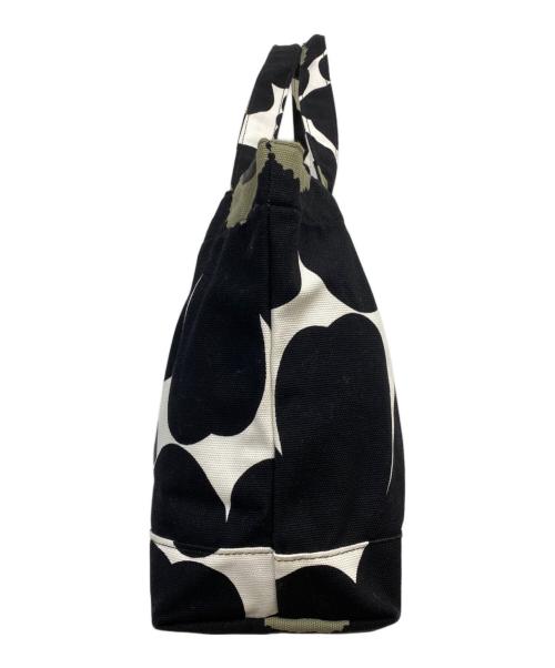 marimekko（マリメッコ）marimekko (マリメッコ) JAPANIN UNIKKOBAG2 ホワイト×ブラックの古着・服飾アイテム