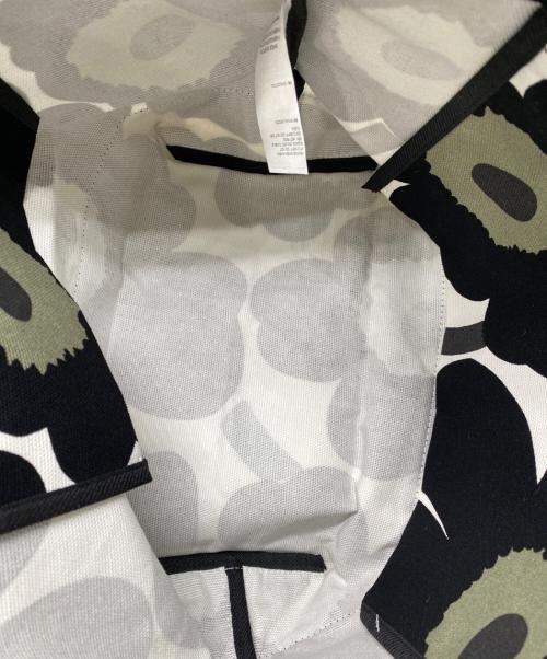 marimekko（マリメッコ）marimekko (マリメッコ) JAPANIN UNIKKOBAG2 ホワイト×ブラックの古着・服飾アイテム