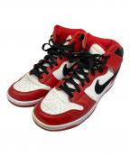 NIKEナイキ）の古着「DUNK HIGH NIKE BY YOU」｜レッド×ホワイト