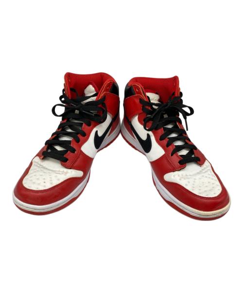 NIKE（ナイキ）NIKE (ナイキ) DUNK HIGH NIKE BY YOU レッド×ホワイト サイズ:27.5の古着・服飾アイテム