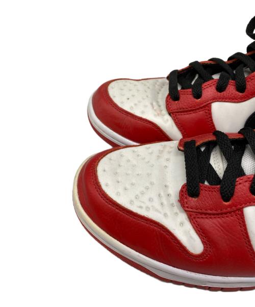 NIKE（ナイキ）NIKE (ナイキ) DUNK HIGH NIKE BY YOU レッド×ホワイト サイズ:27.5の古着・服飾アイテム
