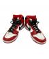 中古・古着 NIKE (ナイキ) DUNK HIGH NIKE BY YOU レッド×ホワイト サイズ:27.5：6000円