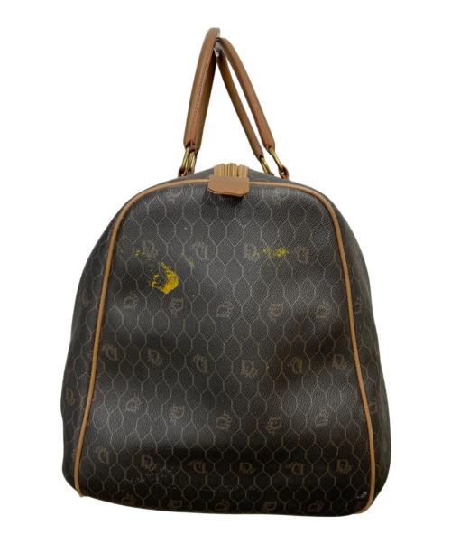 Christian Dior（クリスチャン ディオール）Christian Dior (クリスチャン ディオール) ハニカム柄ボストンバッグ ブラウンの古着・服飾アイテム