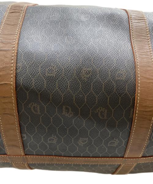 Christian Dior（クリスチャン ディオール）Christian Dior (クリスチャン ディオール) ハニカム柄ボストンバッグ ブラウンの古着・服飾アイテム