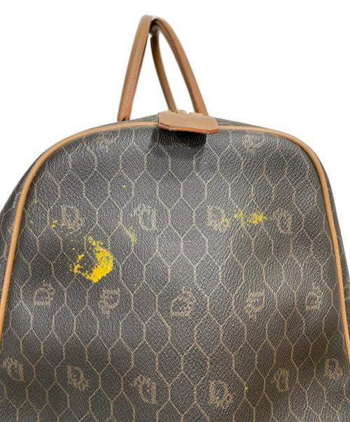 Christian Dior（クリスチャン ディオール）Christian Dior (クリスチャン ディオール) ハニカム柄ボストンバッグ ブラウンの古着・服飾アイテム