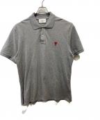 AMI Alexandre Mattiussiアミアレクサンドルマテュッシ）の古着「刺繍ポロシャツ」｜グレー