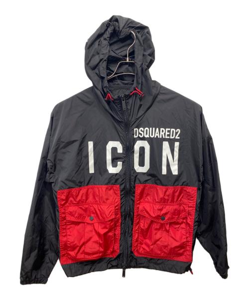 DSQUARED2（ディースクエアード）DSQUARED2 (ディースクエアード) ICON CARGO WINDBREAK ブラック サイズ:Sの古着・服飾アイテム