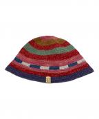 VISVIMビズビム）の古着「MEDA CROCHET KNIT HAT」｜マルチカラー