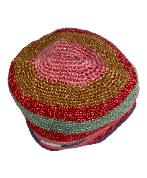 VISVIM（ビズビム）VISVIM (ビズビム) MEDA CROCHET KNIT HAT マルチカラー サイズ:MLの古着・服飾アイテム