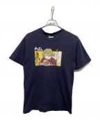 BROCCOLI GEARブロッコリー ギア）の古着「フリクリ ''ハルハラ・ハル子'' アニメTシャツ」｜ネイビー