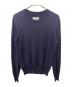 Maison Margiela 14（メゾンマルジェラ 14）の古着「エルボーパッチクルーネックニット」｜ネイビー