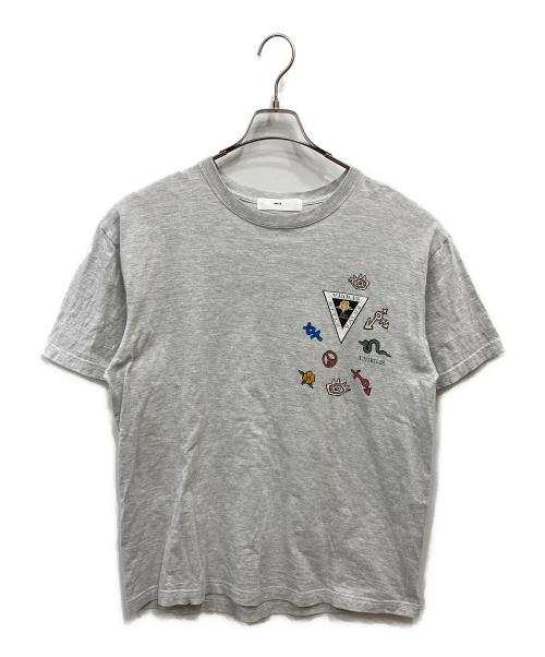 TOGA VIRILIS（トーガ ビリリース）TOGA VIRILIS (トーガ ビリリース) プリントTシャツ グレー サイズ:48の古着・服飾アイテム