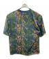 TOGA VIRILIS (トーガ ビリリース) Marble print T-shirt グリーン サイズ:48：7000円