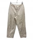 KAPTAIN SUNSHINEキャプテンサンシャイン）の古着「Wide Chino Trousers」｜ベージュ