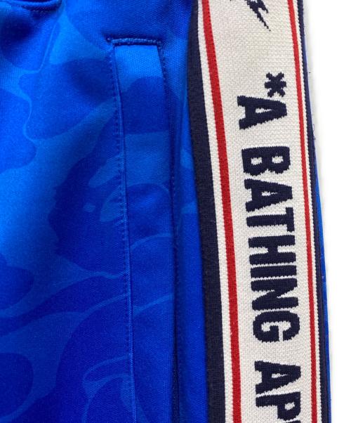 A BATHING APE（ア ベイシング エイプ）A BATHING APE (ア ベイシング エイプ) トラックパンツ ブルー サイズ:Mの古着・服飾アイテム