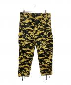 A BATHING APEア ベイシング エイプ）の古着「カモフラパンツ」｜オリーブ