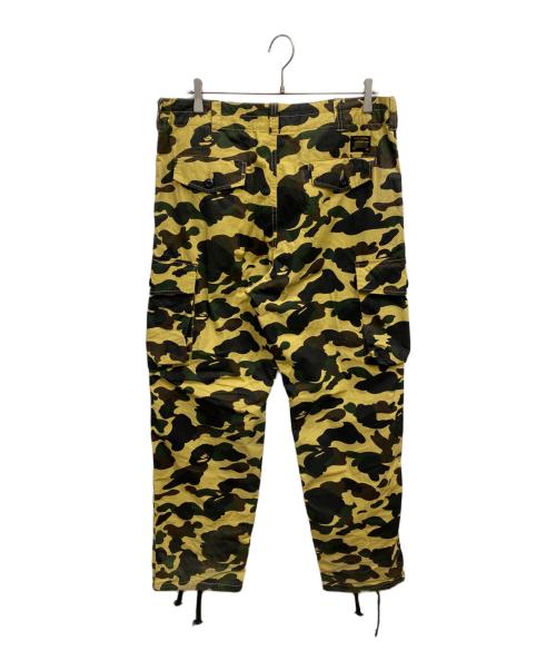 A BATHING APE（アベイシングエイプ）A BATHING APE (ア ベイシング エイプ) カモフラパンツ オリーブ サイズ:Lの古着・服飾アイテム