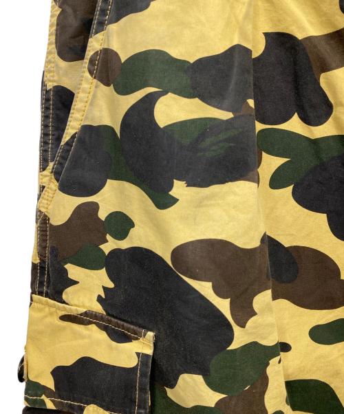 A BATHING APE（アベイシングエイプ）A BATHING APE (ア ベイシング エイプ) カモフラパンツ オリーブ サイズ:Lの古着・服飾アイテム