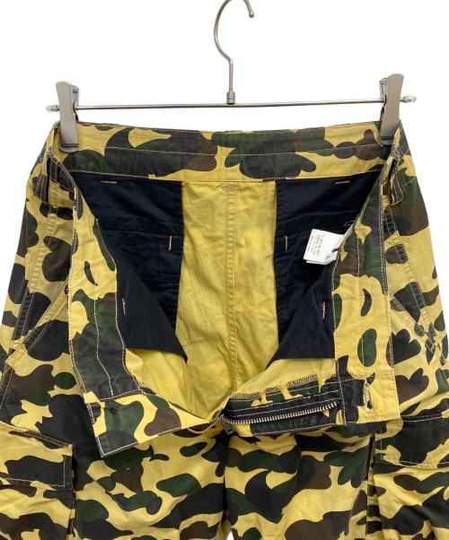A BATHING APE（アベイシングエイプ）A BATHING APE (ア ベイシング エイプ) カモフラパンツ オリーブ サイズ:Lの古着・服飾アイテム