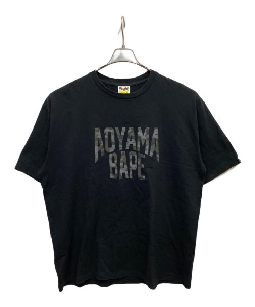 A BATHING APE（ア ベイシング エイプ）A BATHING APE (ア ベイシング エイプ) プリントTシャツ ブラック サイズ:3XLの古着・服飾アイテム