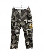 A BATHING APEア ベイシング エイプ）の古着「カモフラパンツ」｜グレー
