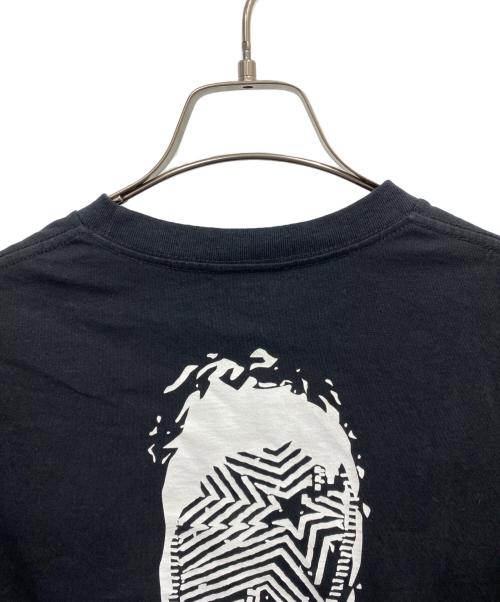 A BATHING APE（アベイシングエイプ）A BATHING APE (ア ベイシング エイプ) プリントTシャツ ブラック サイズ:Lの古着・服飾アイテム