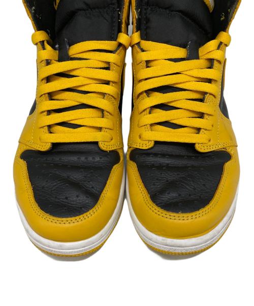 NIKE（ナイキ）NIKE (ナイキ) AIR JORDAN 1 RETRO HIGH OG POLLEN イエロー サイズ:27.5㎝の古着・服飾アイテム