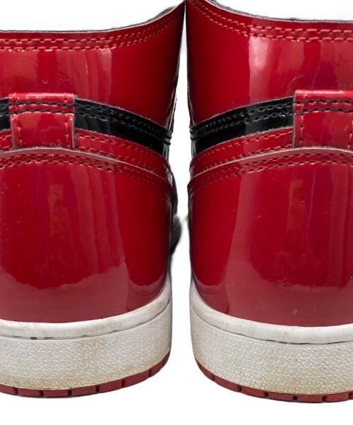 NIKE（ナイキ）NIKE (ナイキ) AIR JORDAN 1 RETRO HIGH OG BRED PATENT レッド×ブラック サイズ:27.5㎝の古着・服飾アイテム