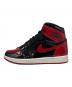NIKE (ナイキ) AIR JORDAN 1 RETRO HIGH OG BRED PATENT レッド×ブラック サイズ:27.5㎝：13000円