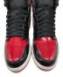 中古・古着 NIKE (ナイキ) AIR JORDAN 1 RETRO HIGH OG BRED PATENT レッド×ブラック サイズ:27.5㎝：13000円