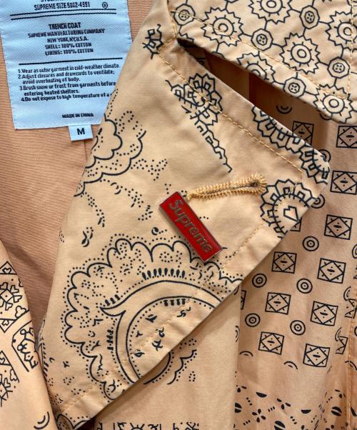 SUPREME（シュプリーム）SUPREME (シュプリーム) Military Trench Coat オレンジ サイズ:Mの古着・服飾アイテム