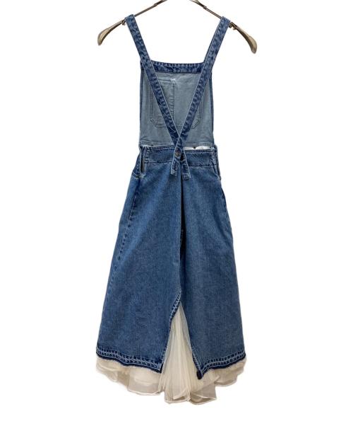 Belle vintage（ベル ヴィンテージ）Belle vintage (ベル ヴィンテージ) チュールドッキングデニムサロペ ブルー サイズ:１の古着・服飾アイテム