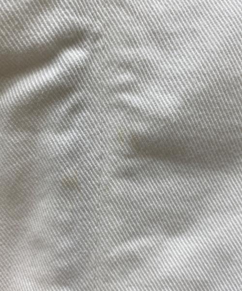 MM6 Maison Margiela（エムエムシックスメゾンマルジェラ）MM6 Maison Margiela (エムエムシックスメゾンマルジェラ) 変形デニムスカート ホワイト サイズ:38の古着・服飾アイテム