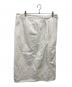 MM6 Maison Margiela (エムエムシックスメゾンマルジェラ) 変形デニムスカート ホワイト サイズ:38：8000円