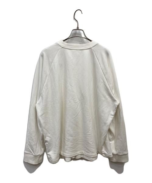 MM6 Maison Margiela（エムエムシックスメゾンマルジェラ）MM6 Maison Margiela (エムエムシックスメゾンマルジェラ) 変形スウェット ホワイト サイズ:Ｍの古着・服飾アイテム