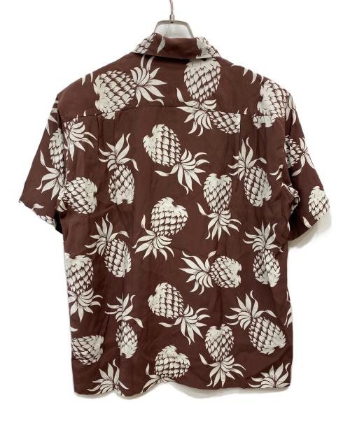 Duke Kahanamoku（デュークカハナモク）Duke Kahanamoku (デュークカハナモク) アロハシャツ ブラウン サイズ:Ｌの古着・服飾アイテム