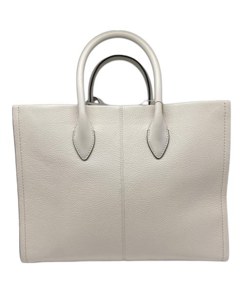 MICHAEL KORS（マイケル・コース）MICHAEL KORS (マイケルコース) ロゴトートバッグ アイボリーの古着・服飾アイテム