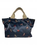 russetラシット）の古着「馬柄2WAYバッグ」｜ネイビー