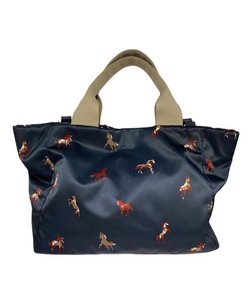 russet（ラシット）russet (ラシット) 馬柄2WAYバッグ ネイビーの古着・服飾アイテム