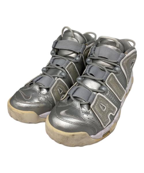 NIKE（ナイキ）NIKE (ナイキ) WMNS AIR MORE UPTEMPO 'LOUD AND CLEAR' シルバー サイズ:25.5㎝の古着・服飾アイテム