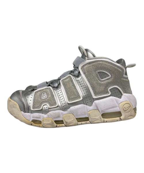 NIKE（ナイキ）NIKE (ナイキ) WMNS AIR MORE UPTEMPO 'LOUD AND CLEAR' シルバー サイズ:25.5㎝の古着・服飾アイテム