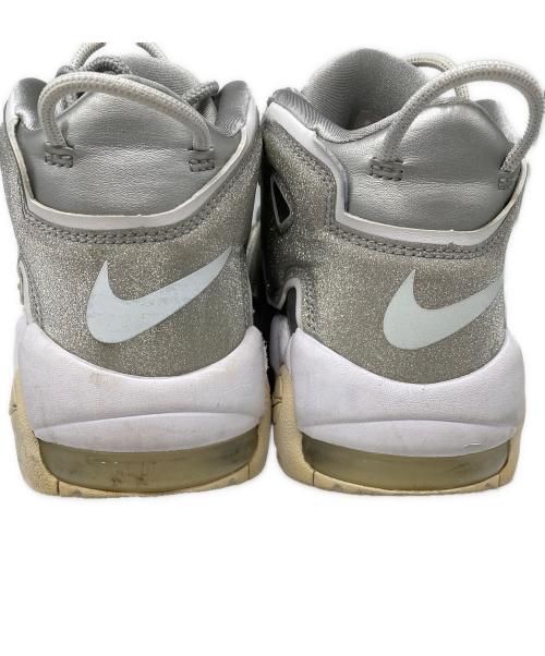 NIKE（ナイキ）NIKE (ナイキ) WMNS AIR MORE UPTEMPO 'LOUD AND CLEAR' シルバー サイズ:25.5㎝の古着・服飾アイテム