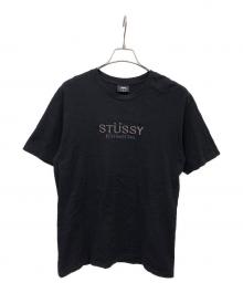 stussy（ステューシー）の古着「ロゴプリントtシャツ」｜ブラック