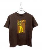 ZIONザイオン）の古着「プリントTシャツ」｜ブラウン