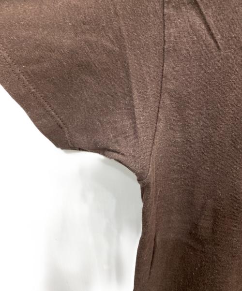 ZION（ザイオン）ZION (ザイオン) プリントTシャツ ブラウン サイズ:Lの古着・服飾アイテム